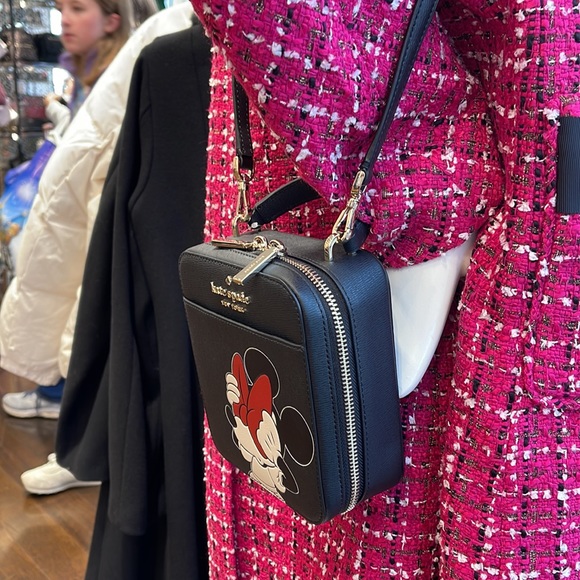 Kate Spade Disney X Kate Spade New York Minnie Mouse Daisy Vanity Crossbody Bag - Picture 14 of 16